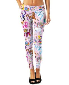 Lisa Frank Character Collage Plus Size Leggings
