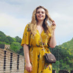 Plus size model Jessica Earle at the Great Wall of China