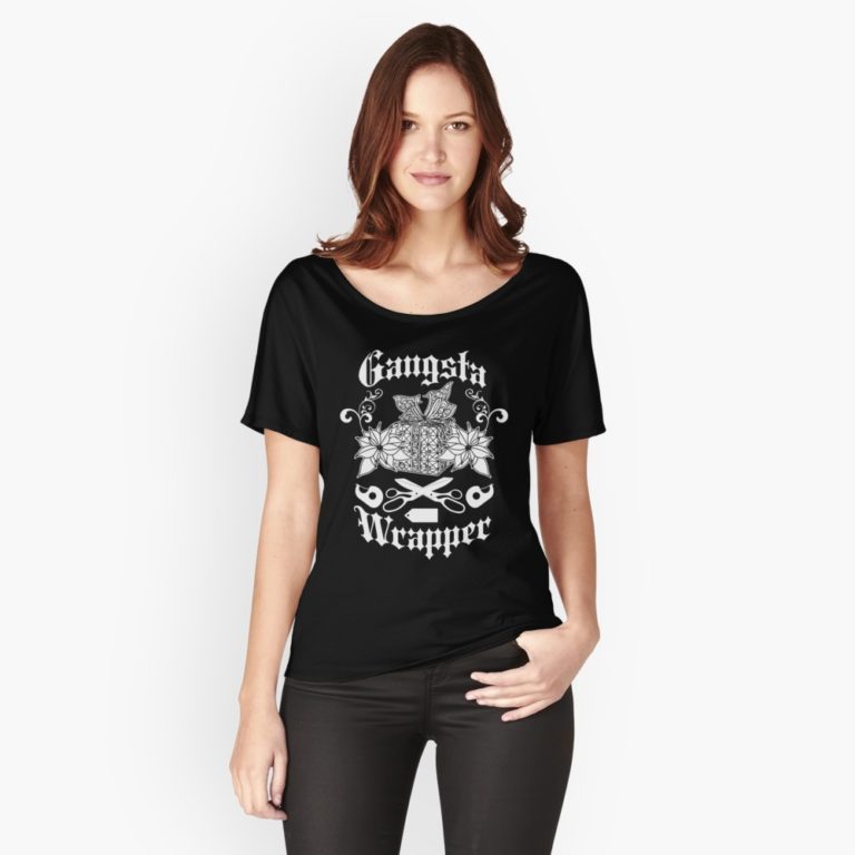Chistmas Holiday Plus Size T-shirt - Gangsta Wrapper