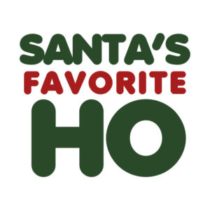 Christmas Holiday Plus Size T-shirt - Santa's Favorite Ho