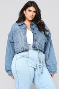 FashionNova Remix Denim Jacket - Medium Wash