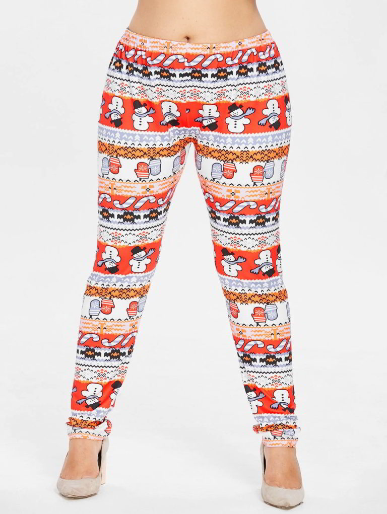 Some of the best plus size Christmas yoga pants leggings